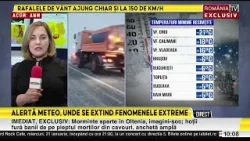 ANM a emis mai multe avertizări de ninsori viscolite şi vânt puternic