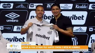 Arthur ready to debut for Santos against Inter this Sunday - 9/4/2026