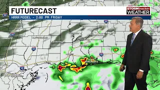 Showers and storms expected to keep Gulf Coast cool this weekend