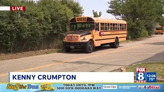 Stuff the Bus 2026, onto fifth bus of the day at noon