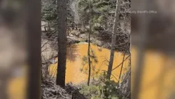 Discolored water in Clear Creek is not a public health issue, sheriff's office says