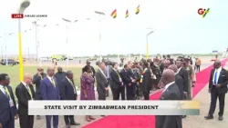 Arrival of the President of Zimbabwe on His State Visit to Ghana