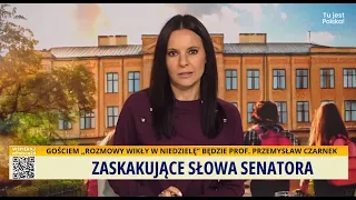Surprising words from the Senator! FLASH NEWS wPolsce24