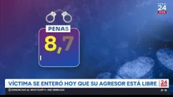 Victim found out today that her aggressor is free | 24 Horas TVN Chile