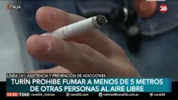 Turín prohíbe fumar a menos de cinco metros de otras personas al aire libre