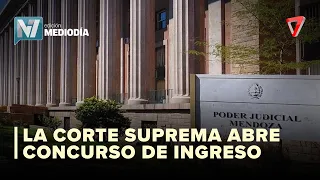 JOBS IN THE JUDICIARY | Admissions contest opens for the Mendoza Judiciary