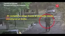 Two criminals arrested after stealing a window in Tigre