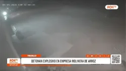 Trujillo: sujetos detonan explosivo en exteriores de empresa moliera de arroz