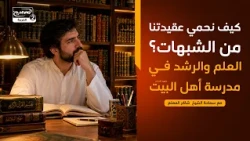سلسلة محاضرات(1):كيف نحمي عقيدتنا من الشبهات؟ العلم والرشد في مدرسة أهل البيت،مع الشيخ  شاكر المعلم