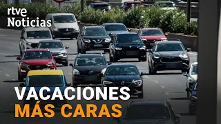 Traffic jams, accidents, and high fuel prices complicate the summer getaway | RTVE News