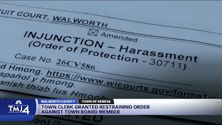 Town of Geneva clerk granted four-year restraining order against town board member for harassment
