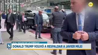 Donald Trump once again backs Javier Milei | N20:30 | 09-26-22