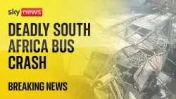 At least 45 people killed in bus crash in South Africa
