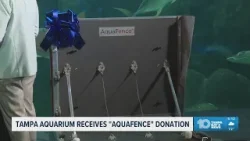 'Aquafence' barrier donated to protect Florida Aquarium from flood, storm surge