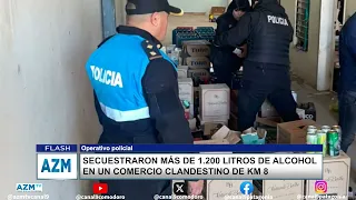 Over 1,200 Liters of Alcohol Seized at Illegal Business in Km 8