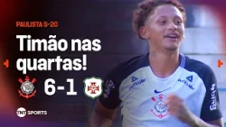 STUNNING GOALS SEND THE YOUTH ACADEMY GRADUATES TO THE PAULISTÃO QUARTERFINALS! CORINTHIANS 6-1 P...