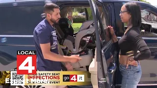 Go 4 It event helps Metro Detroit families keep kids safe with car seat checks, helmet fittings
