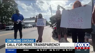 Peaceful protest held in Ocean Springs as Nolan Wells death investigation continues