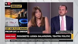 NEWS PASS. Record de SCUMPIRI. CRIZĂ ENERGETICĂ /  ROGOBETE: Leegea Salarizării.P1/3