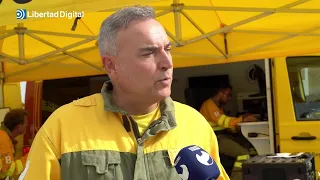 Fuente Álamo firefighting chief confirms the fire has affected about 300 hectares.