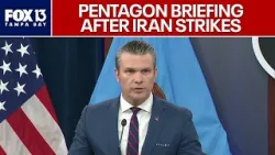 Pentagon briefing after Iran strikes