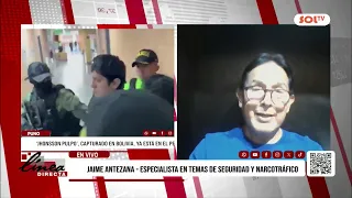 "The police, led by General Arriola, are in the pockets of organized crime": Jaime Antezana