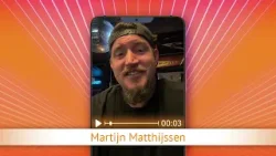 TV Oranje app videoboodschap - Martijn Matthijssen