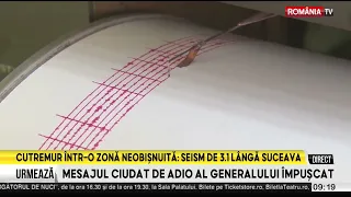 Earthquake in an atypical area of Romania