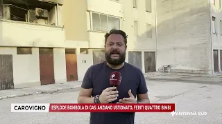 AUGUST 22, 2026 - CAROVIGNO (BR) - GAS CYLINDER EXPLODES: ELDERLY MAN BURNED, FOUR CHILDREN INJURED