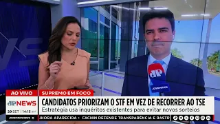 Candidatos priorizam o STF em vez de recorrer ao TSE | TEMPO REAL