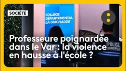 "Sur le terrain" : professeure poignardée dans le Var, la violence en hausse à l'école ?