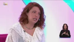 Ângela Ferreira apresenta o filho fruto da primeira inseminação pós-morte