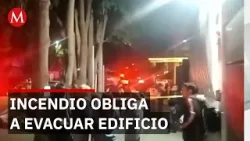 Incendio en la Condesa obliga a evacuar a 90 personas en edificio de 14 pisos