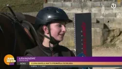 Jutro za sve: Ajša Kazazović, takmičarka - Preponsko jahanje Jutro za sve: Ajša Kazazović, takmičarka - Preponsko jahanje