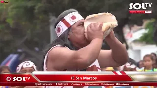 🇵🇪 ¡I.E. SAN MARCOS PRESENTÓ SU MEJOR PASO EN EL DESFILE ESCOLAR!