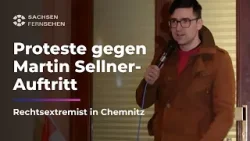 PROTESTE gegen Auftritt des rechten Aktivisten in CHEMNITZ I Sachsen Fernsehen