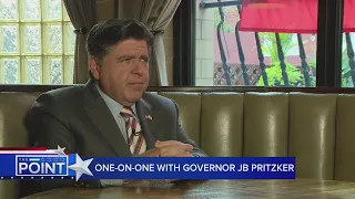 1-on-1 with JB Pritzker: 1 year since Midway Blitz, Trump endorses Darren Bailey | The Point