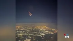 تصویری از موشک با کلاهک خوشه‌ای که جمهوری اسلامی به اسرائیل شلیک کرد