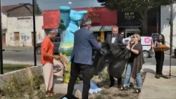 PELO ARBE - ARTISTA - INAUGURACIÓN DE LA PLAZOLETA ALEMANA