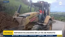 Work begins to restore the road in Mariato