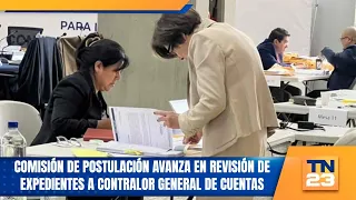 Nominating Commission advances review of Comptroller General candidate files