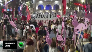 Top Channel/ Protesta, akuza për zjarret dhe bashkitë. Kërkohet dorëheqja e klasës politike