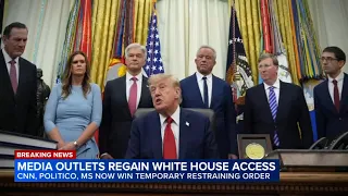 CNN, MS NOW journalists back at White House after federal judge orders ban lifted