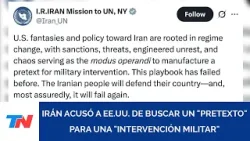 Irán acusó a Estados Unidos y a Trump de buscar un "pretexto" para una "intervención militar"