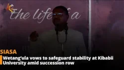 Wetang’ula vows to safeguard stability at Kibabii University amid succession row