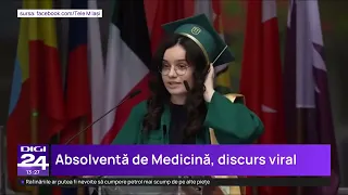 Manifest Speech by a UMF Iași Graduate: We Are Not Prepared for the Workforce