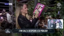 Es un amor ?Tini se despide de su gran público frente a Telefuturo ???