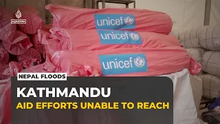 Nepal floods: Survivors struggle to access essential aid