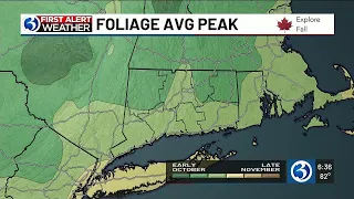 First Alert Weather Extra: Foliage average peak