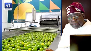 President Tinubu Commissions Fruit Concentrate Factory In Benue